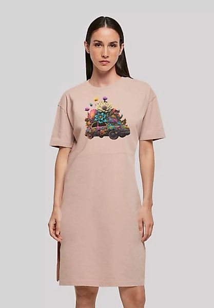 F4NT4STIC Shirtkleid Blumen Auto Print günstig online kaufen