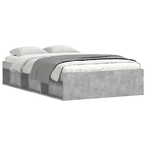 vidaXL Bettgestell Betongrau 120x200 cm1908088 günstig online kaufen