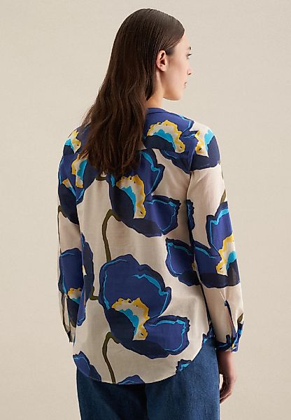 seidensticker Klassische Bluse "Schwarze Rose", Tunika Floral günstig online kaufen