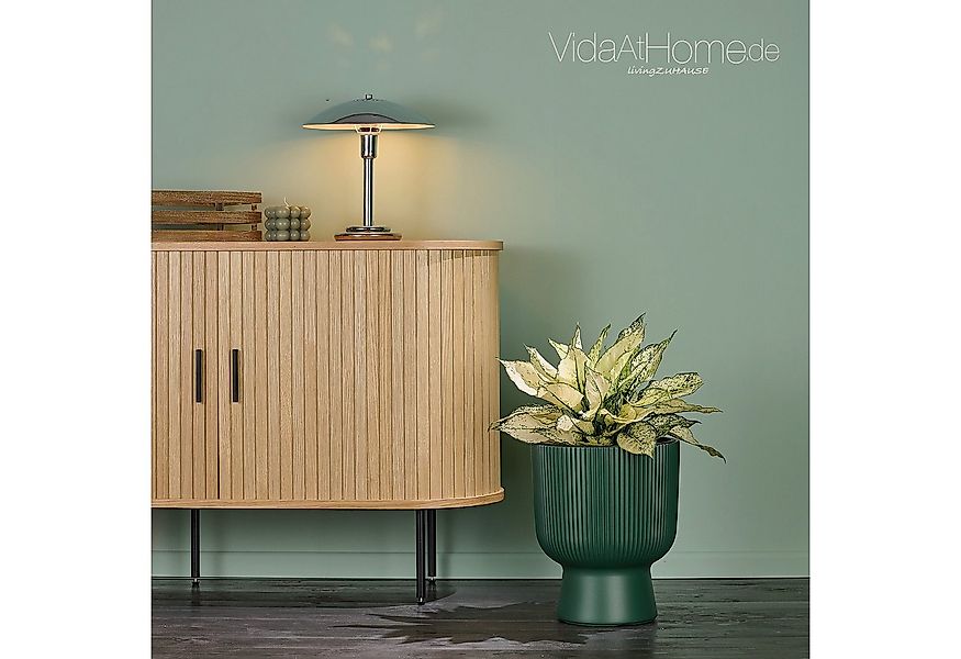 VidaAtHome.de Blumentopf Design-Pflanzgefäß ALVY ø 30er, Modernes Rillendes günstig online kaufen
