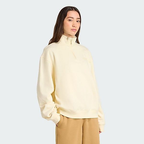 adidas Originals Sweatshirt ESSENTIALS LINEAR QUARTER-ZIP OVERSIZED OBERTEI günstig online kaufen