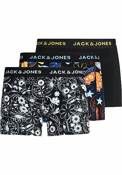 Jack & Jones Boxershorts "JACSUGAR SKULL TRUNKS 3 PACK. NOOS", (Packung, 3 günstig online kaufen