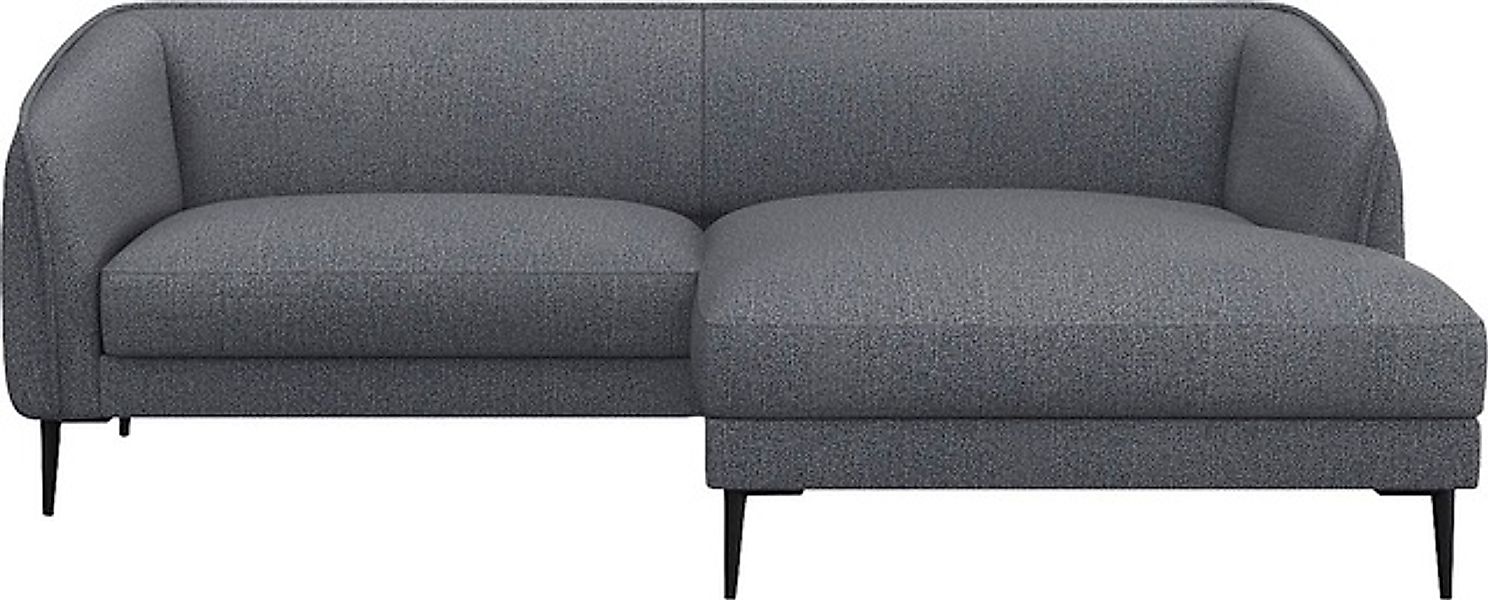 FLEXLUX Ecksofa »Belle Designsofa, bequem durch Kaltschaum im Sitz«, Skandi günstig online kaufen