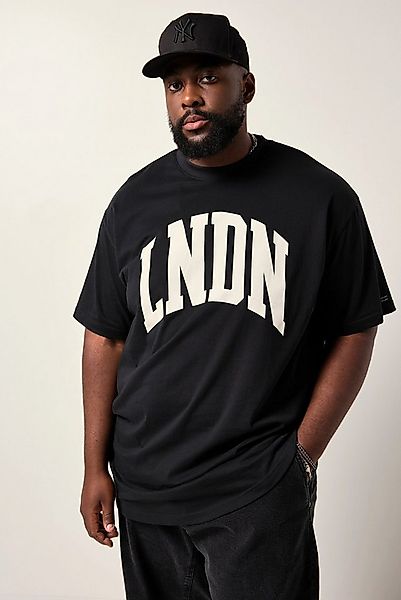 STHUGE T-Shirt T-Shirt Halbarm oversized Brustprint günstig online kaufen