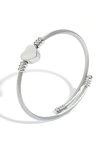 GOLDKLEIN Armreif Edelstahl Herz Schmuck Armkette Armreif, Damen, inkl. Ges günstig online kaufen