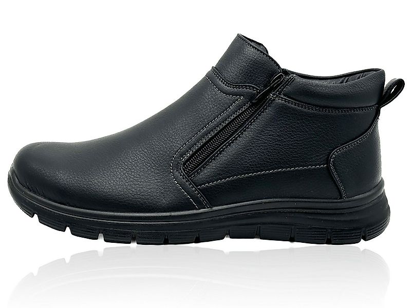 Nowaland Warme Herren Winterstiefeletten mit Doppelreißverschluss Wintersti günstig online kaufen