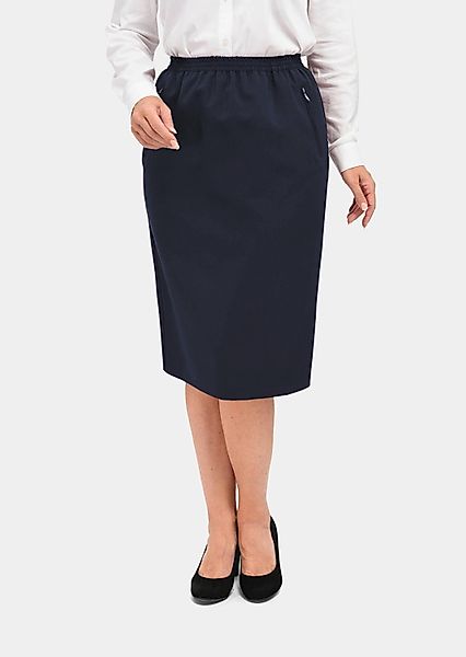 GOLDNER Bleistiftrock Kurzgröße: Knitterfreier Reiseschlupfrock günstig online kaufen