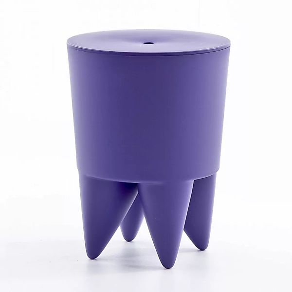 XO-Design - Bubu Ier Hocker - violett/durchgefärbt/H 43cm/Ø 32,5cm günstig online kaufen
