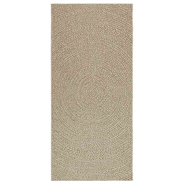vidaXL Teppich Zizur Beige 100x200 Cm Juteoptik Indoor Und Outdoor 2232231 günstig online kaufen