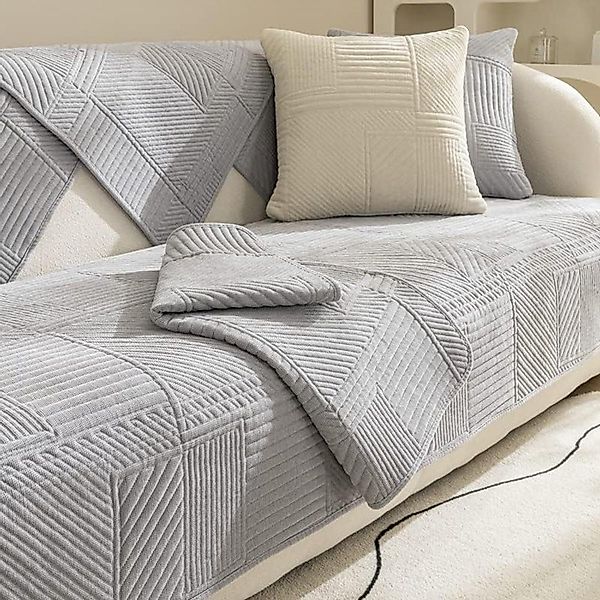 NUODWELL Sofabezug Sofabezug,Rutschfester Sofaschoner Ecksofa 1/2/3/4-Sitze günstig online kaufen