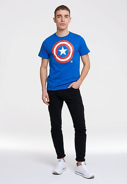 LOGOSHIRT T-Shirt Marvel - Captain America günstig online kaufen