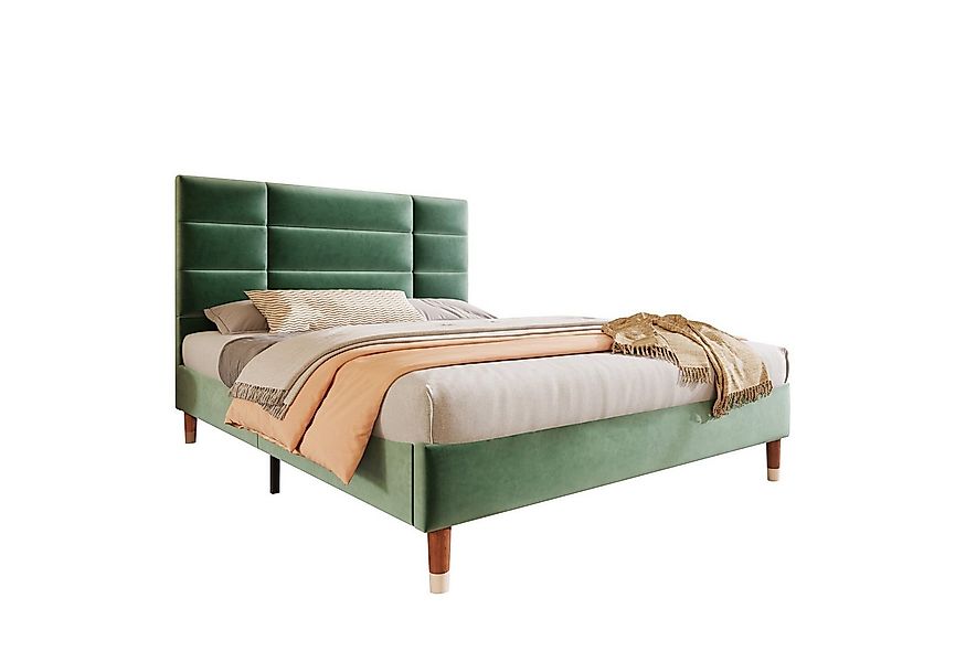 Flieks Polsterbett, Doppelbett Holzbett mit Lattenrost 140x200cm günstig online kaufen
