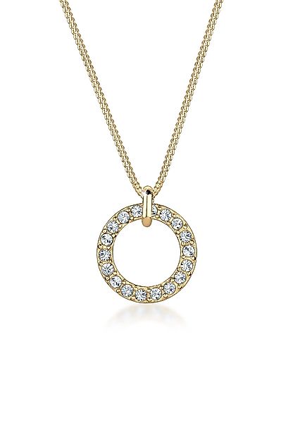 Elli Kette mit Anhänger Kreis Anhänger günstig online kaufen