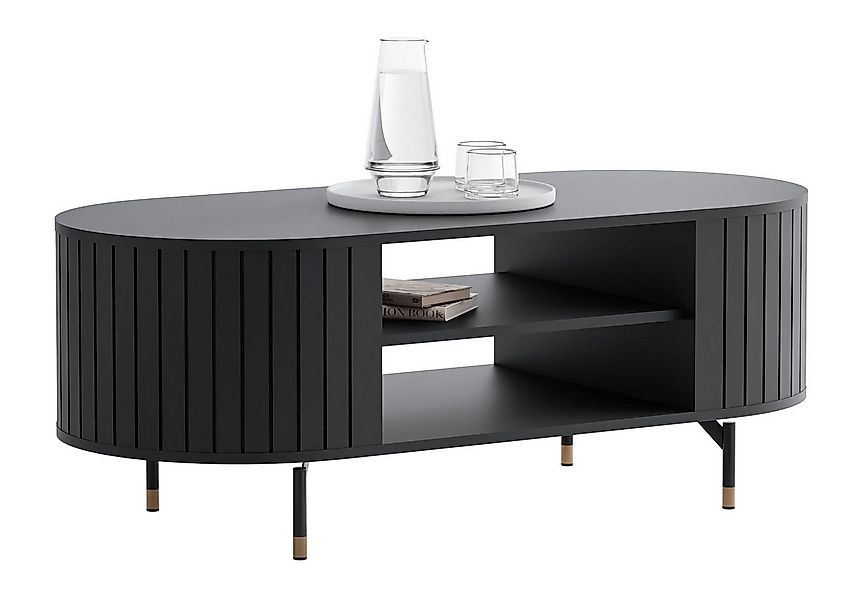 Lookway Couchtisch ELODIE mit Ablage – modern, elegant & funktional (1x Cou günstig online kaufen