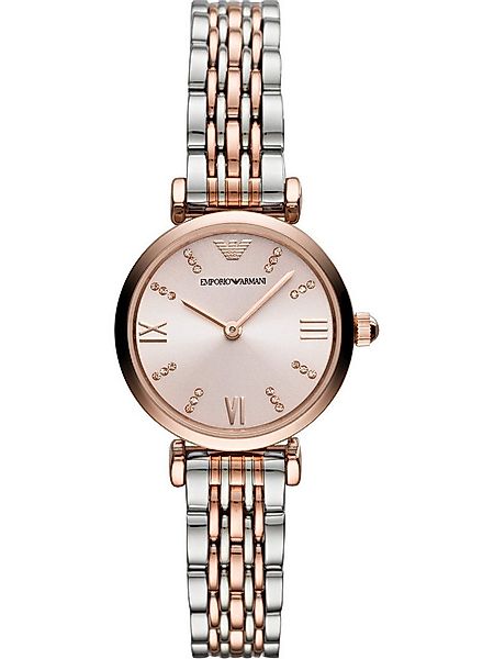 Emporio Armani Quarzuhr Emporio Armani Damen-Uhren Analog Quarz günstig online kaufen