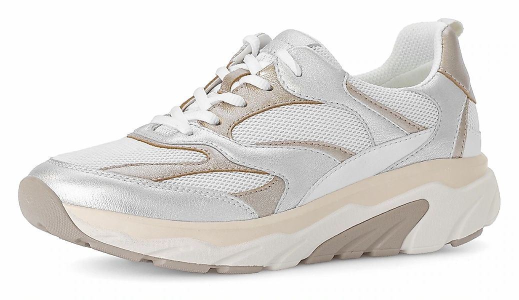 Gabor Rollingsoft Keilsneaker, Freizeitschuh, Halbschuh, Schnürschuh mit he günstig online kaufen