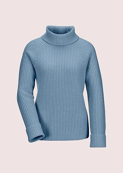 MADELEINE Longpullover "Strickpullover Rollkragen-Pullover aus Kaschmir-Mix günstig online kaufen