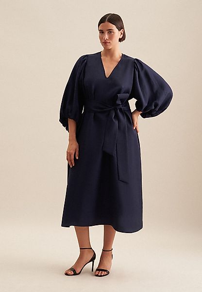 seidensticker Sommerkleid Schwarze Rose 3/4-Arm V-Neck günstig online kaufen