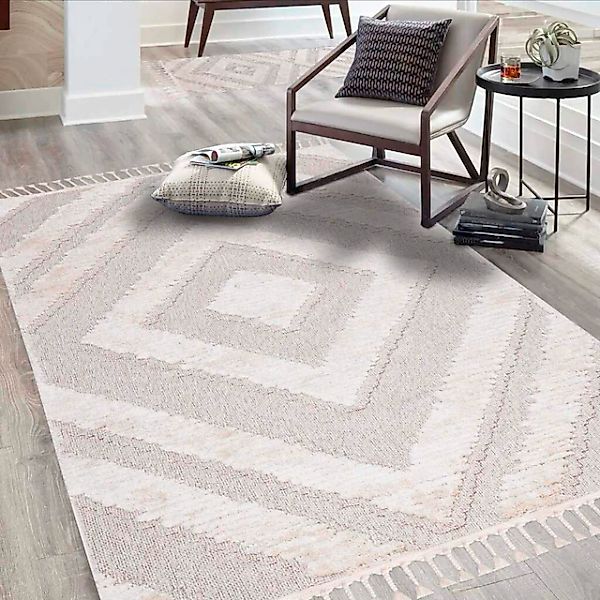Carpet City Hochflor-Teppich »Valencia 813«, rechteckig, 20 mm Höhe, Läufer günstig online kaufen