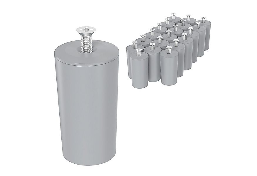 ECENCE Rollladen-Anschlagstopper 20er Set Anschlag-Puffer Grau Stopper für günstig online kaufen