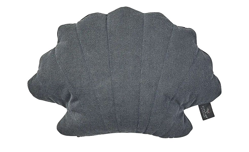 Lifetime Kissen  Muschel Ocean Life ¦ blau ¦ Maße (cm): B: 35 T: 50.0 Dekok günstig online kaufen