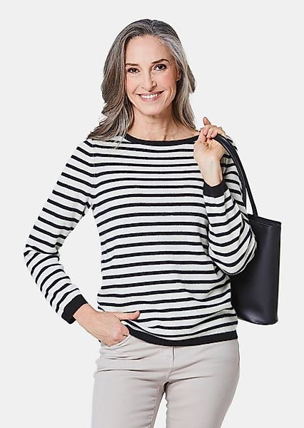 GOLDNER Strickpullover Kurzgröße: Kaschmirpullover mit U-Boot günstig online kaufen