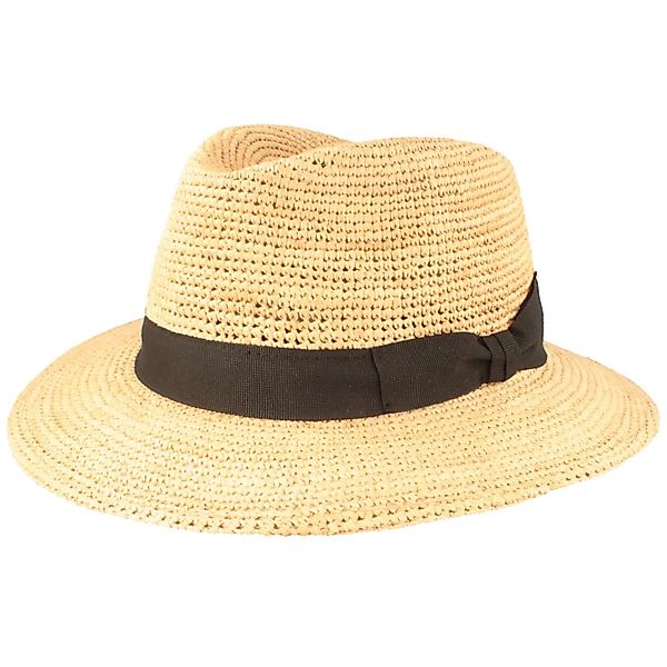 Breiter Strohhut Knautschbarer Raffia Crochet Traveller günstig online kaufen