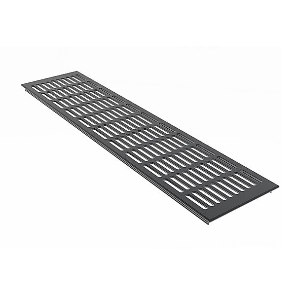 MS Beschläge Belüftungsgitter 130 x 800 mm Alu Anthrazit RAL 7016 Lüftergit günstig online kaufen