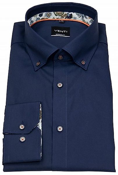 VENTI Langarmhemd Slim Fit leicht tailliert bügelfrei Button-Down-Kragen günstig online kaufen