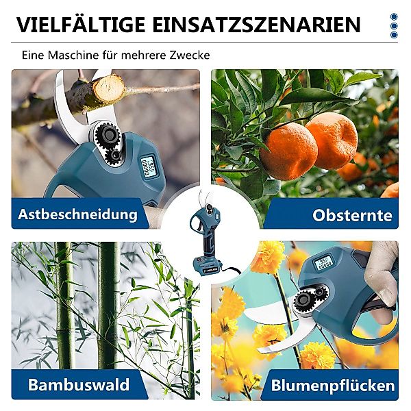 Insma Akku-Astschere bürstenloser Gartenschere, 500W, 35mm günstig online kaufen