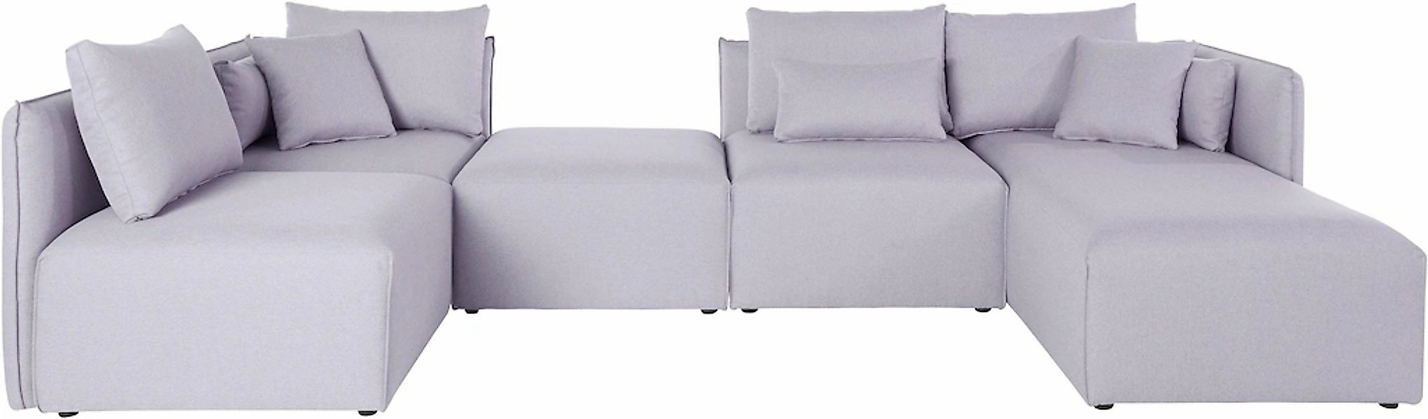 OTTO home Wohnlandschaft "Nöre U-Form" 5 Teile, in vielen Bezugsqualitäten günstig online kaufen