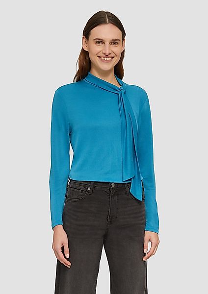 s.Oliver Langarmshirt Elastisches Longsleeve aus Modalmix günstig online kaufen