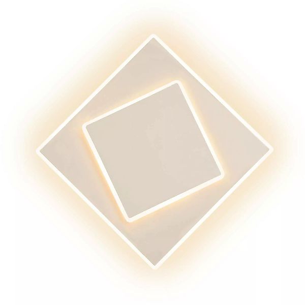 LED-Wandleuchte Dakla, weiß, 18x18 cm günstig online kaufen