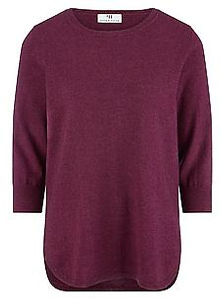 Rundhals-Pullover aus Seide und Kaschmir Peter Hahn Seide/Kaschmir lila günstig online kaufen