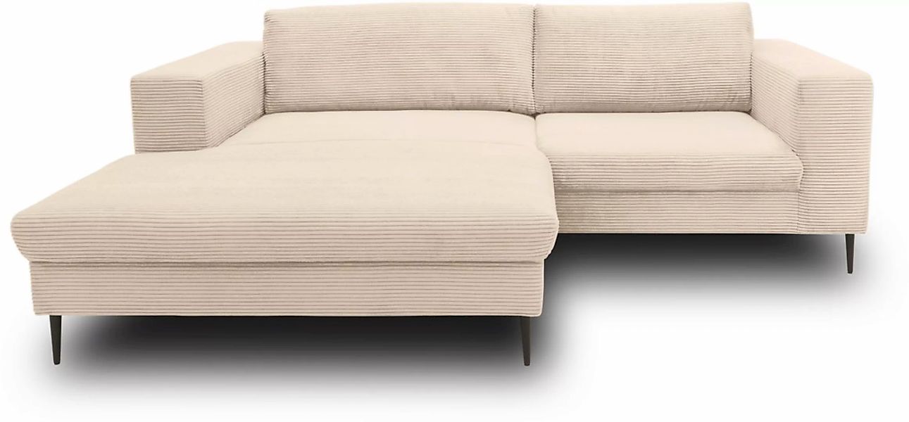 DOMO collection Ecksofa "Modica kompakt und elegant, Breite 244, L-Form", m günstig online kaufen