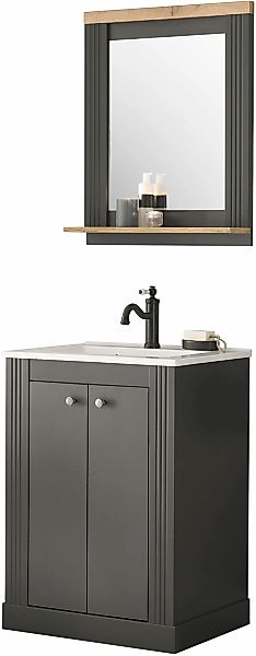 Home affaire Badmöbel-Set "WESTMINSTER, Bad im Landhausstil, 2-teiliges Bad günstig online kaufen