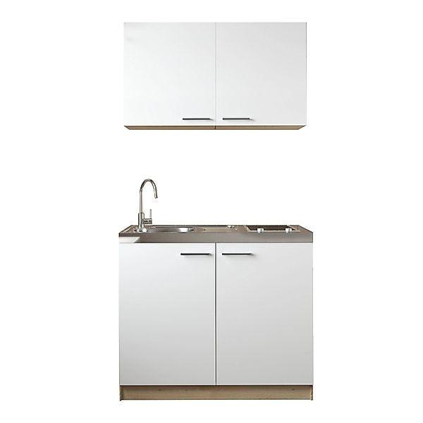 Respekta Küchenmöbel-Set 6 Merle 100 cm Weiß günstig online kaufen