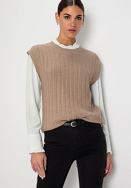 HECHTER PARIS Pullunder mit Strickmuster günstig online kaufen