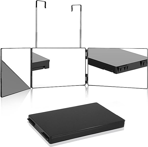 SinLaw Rasierspiegel 360° 3 Wege Spiegel mit Haken, Tragbarer Kosmetikspieg günstig online kaufen