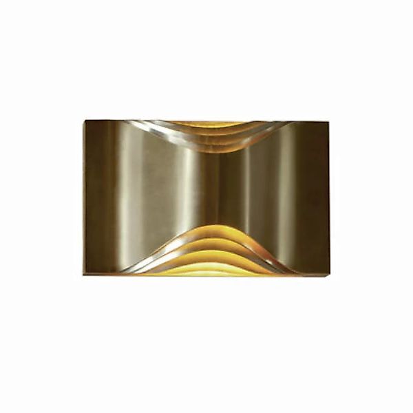 Wandleuchte Respiro Small gold metall / L 23 cm - Metall - DCW éditions - M günstig online kaufen