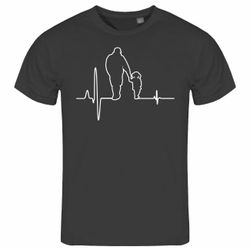 deinshirt Print-Shirt Herren T-Shirt Herzschlag Vater günstig online kaufen