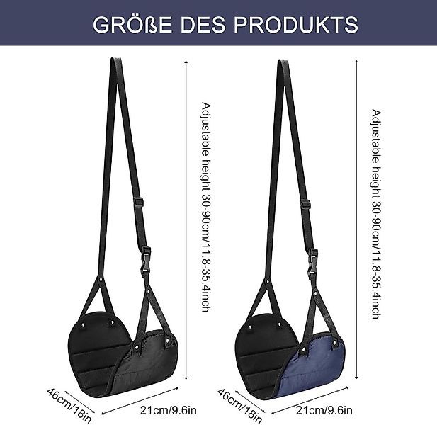 Coonoor Fußstütze Flugzeugfußstütze Fußhängematte für Reisen, Tragbare Bein günstig online kaufen