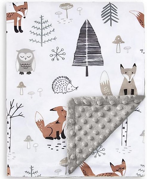 Einschlagdecke Babydecke Kinderdecke,weiche Plüsch-Minky-Decke mit doppella günstig online kaufen