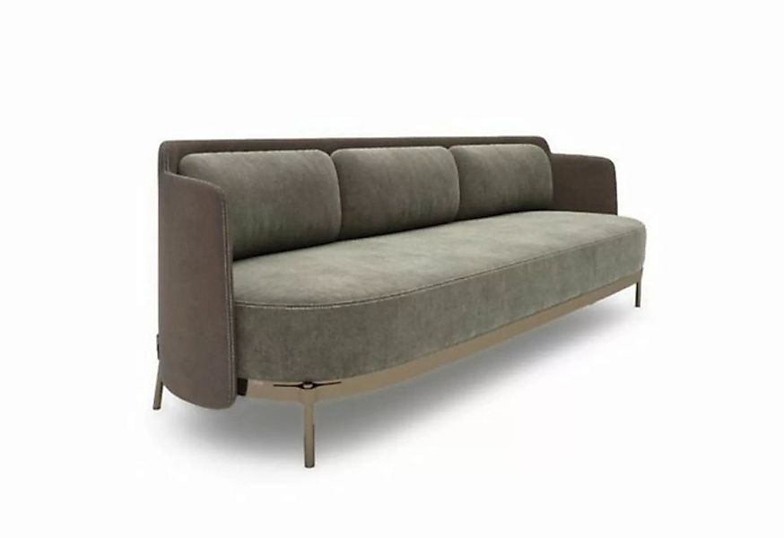 JVmoebel Sofa Modernes Sofa 3 Sitzer Wohnzimmer Polster Textil Luxus Couch günstig online kaufen