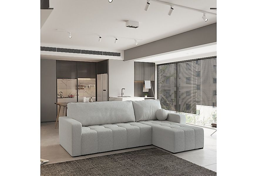 Masseno Ecksofa VOLIRA mit Schlaffunktion L-Form, Sofa mit Bettkasten günstig online kaufen