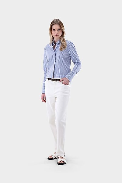 Hemdbluse gestreift und kurz geschnitten günstig online kaufen