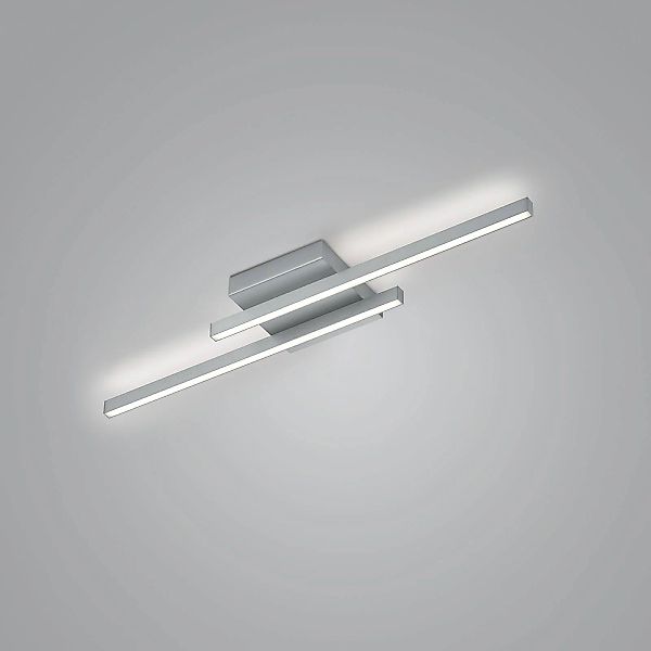 LED-Deckenleuchte Nuri up/down 2-flammig nickel günstig online kaufen