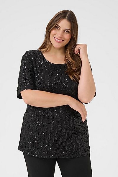 KAFFE Curve Kurzarmbluse Kurzarm-Bluse KClaila Große Größen günstig online kaufen