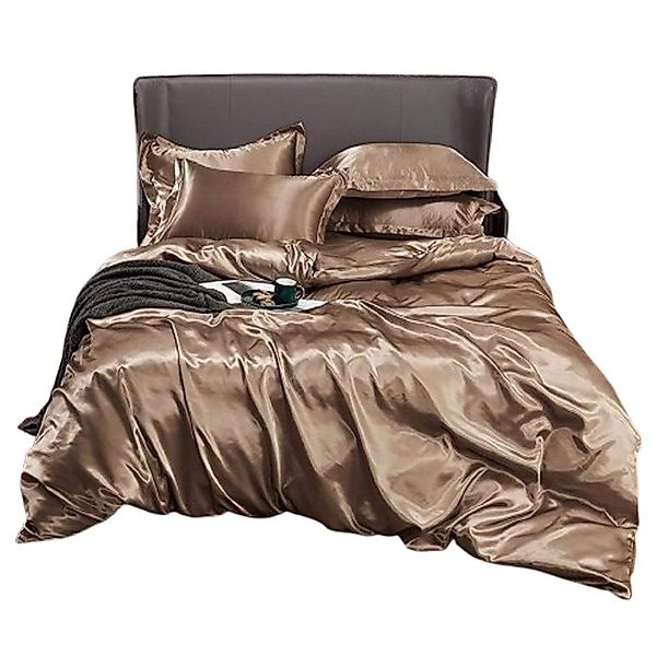 Coonoor Bettwäsche Satin Bettwäsche Luxus Bettbezug günstig online kaufen