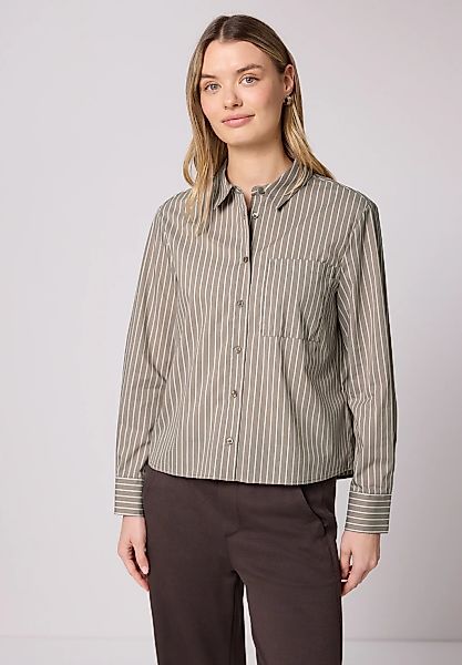 STREET ONE Langarmbluse mit Brusttasche günstig online kaufen